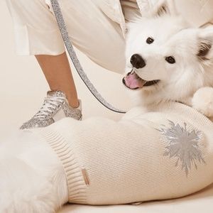 maxbone Disney's Frozen 2 Sequin Snowflake Dog Sweater